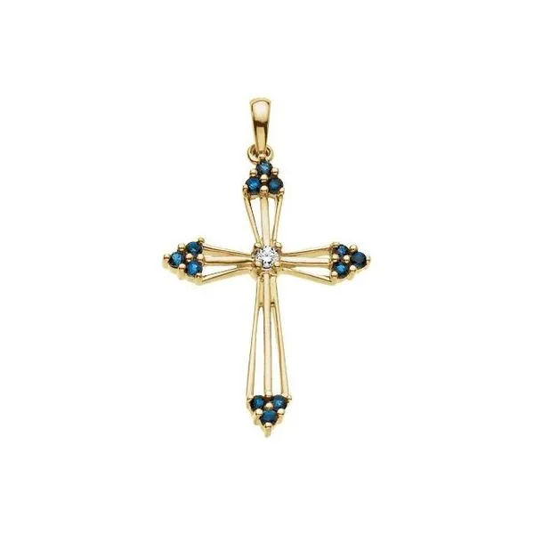Accented Cross Pendant Hopman Jewelers Elkhart, IN