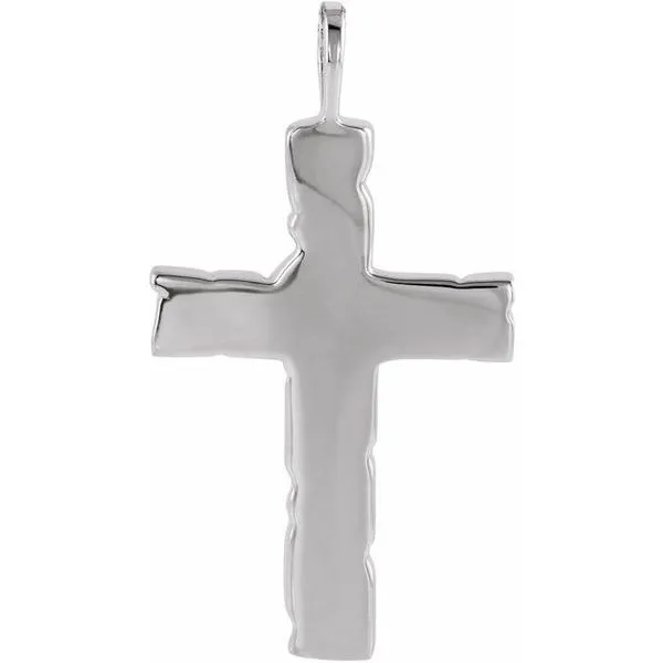 Nugget Cross Pendant Image 3 J. Meredith Jewelers Delafield, WI