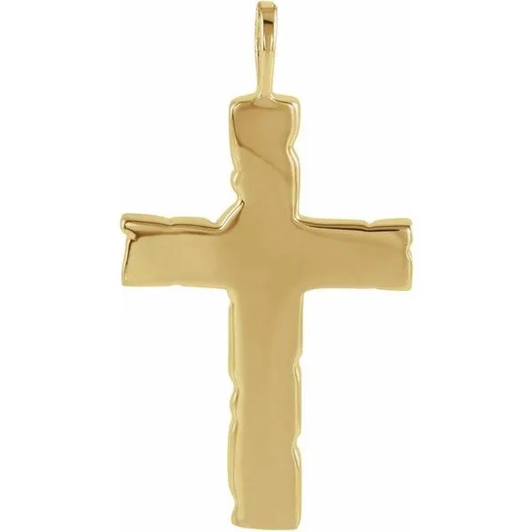 Nugget Cross Pendant Image 2 Boyd Jewelers Wesley Chapel, FL