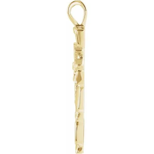 Nugget Cross Pendant Image 3 Arnold's Jewelry and Gifts Logansport, IN