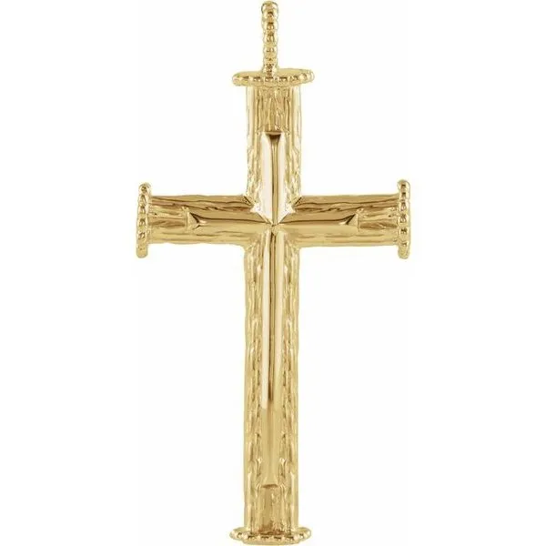 Tree Bark Cross Pendant Hopman Jewelers Elkhart, IN
