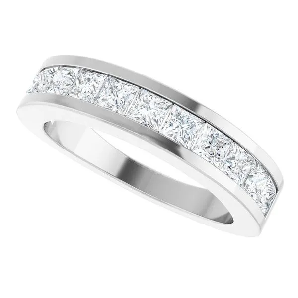 Channel-Set Tapered Anniversary Band Image 5 Grayson & Co. Jewelers Iron Mountain, MI