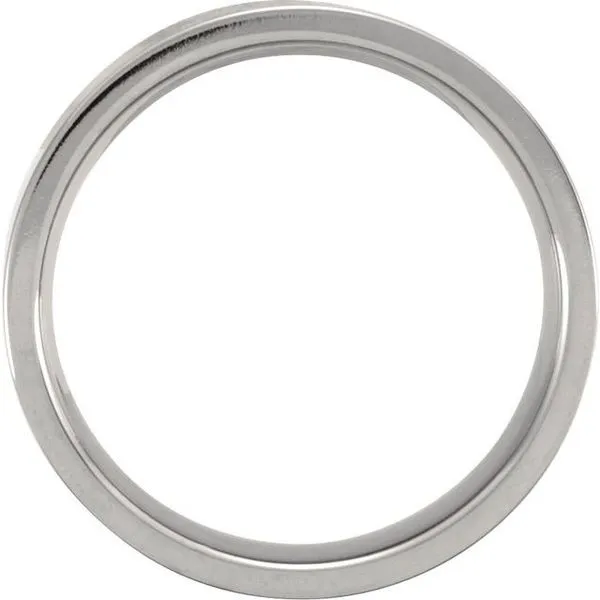 Comfort-Fit Flat Band Image 2 Studio D Jewelers Woodstock, IL