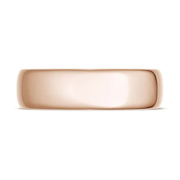 Classic Rounded in High Polish Finish Wedding Band Aires Jewelers Morris Plains, NJ