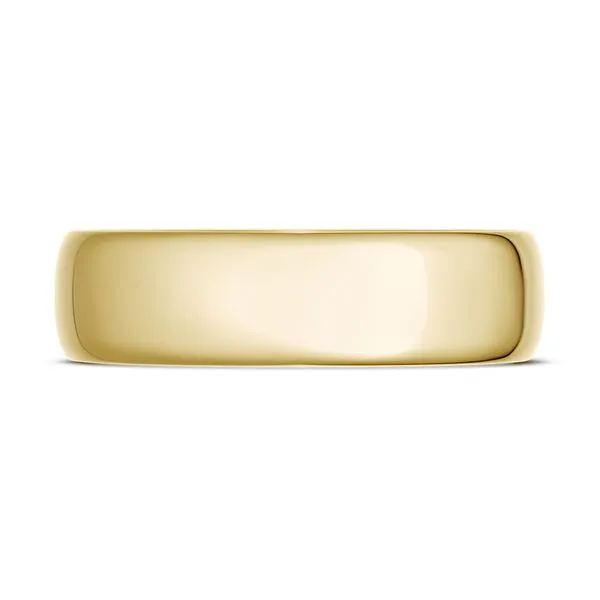 Classic Rounded in High Polish Finish Wedding Band Aires Jewelers Morris Plains, NJ