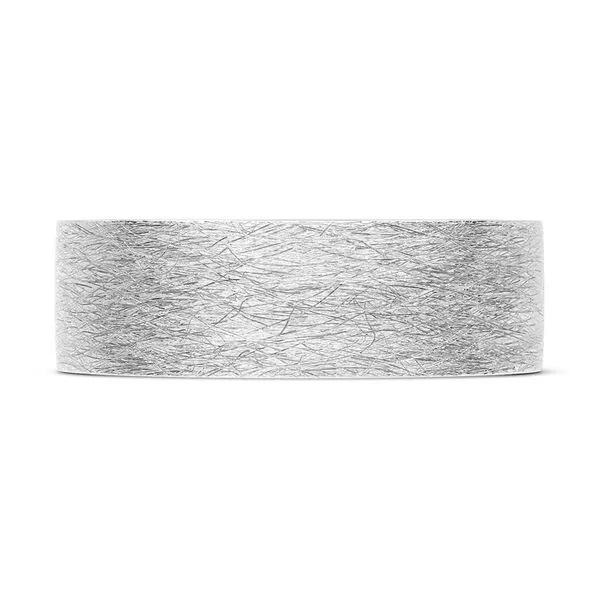 Classic Flat in Brushed Finish Wedding Band Aires Jewelers Morris Plains, NJ