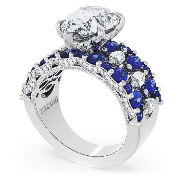 Pear Solitaire Engagement Ring w/ North South Marquise & Pear Band Aires Jewelers Morris Plains, NJ