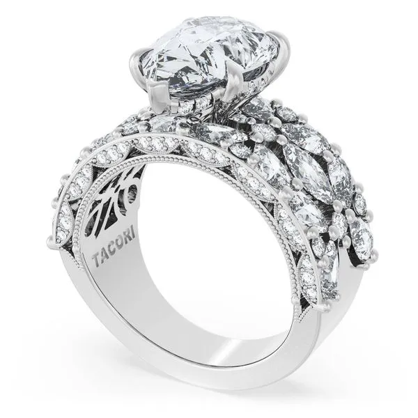 Pear Solitaire Engagement Ring w/ Marquise & Pear Band Aires Jewelers Morris Plains, NJ