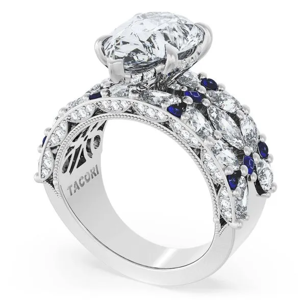 Pear Solitaire Engagement Ring w/ Marquise & Pear Band Aires Jewelers Morris Plains, NJ