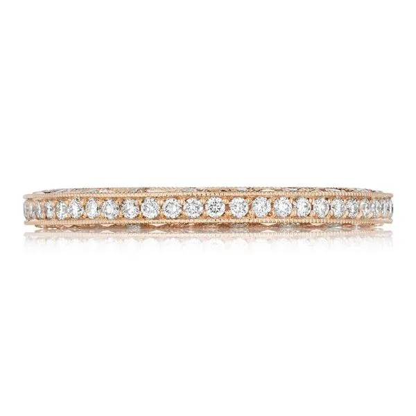 Pavé Diamond Wedding Band Aires Jewelers Morris Plains, NJ