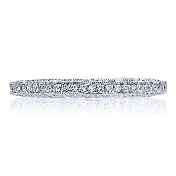 Pavé Diamond Wedding Band Aires Jewelers Morris Plains, NJ