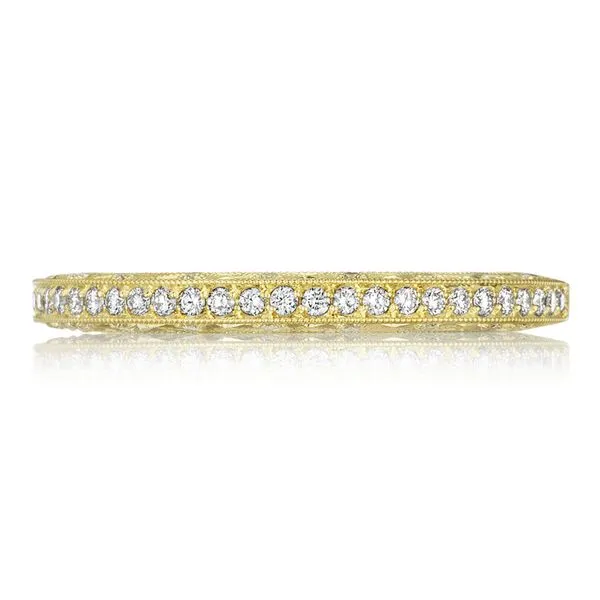 Pavé Diamond Wedding Band Aires Jewelers Morris Plains, NJ
