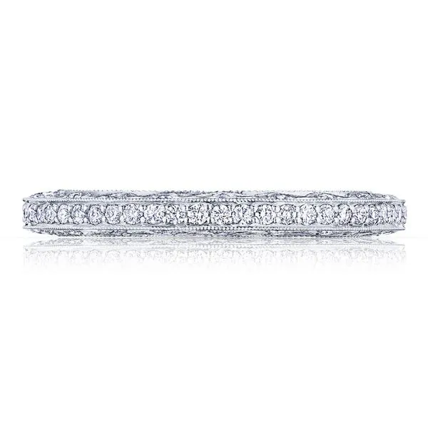 Pavé Diamond Wedding Band Aires Jewelers Morris Plains, NJ
