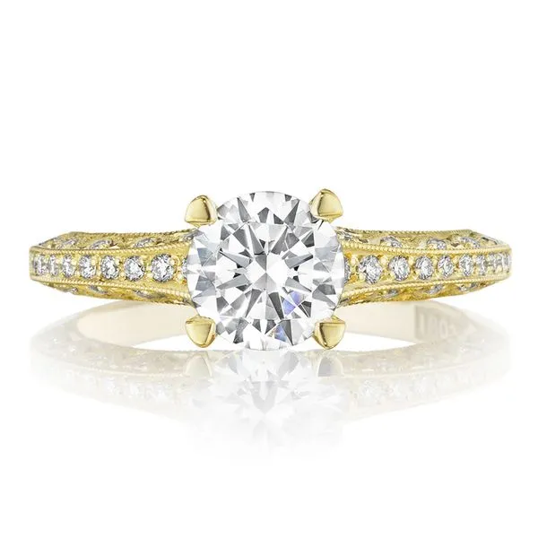 Round Solitaire Engagement Ring Aires Jewelers Morris Plains, NJ