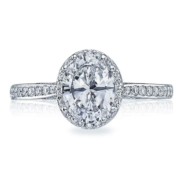Oval Bloom Engagement Ring Aires Jewelers Morris Plains, NJ