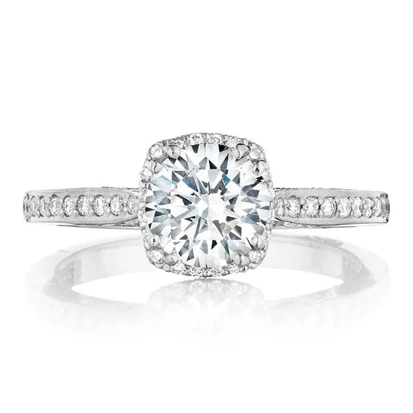 Round Bloom Engagement Ring Aires Jewelers Morris Plains, NJ