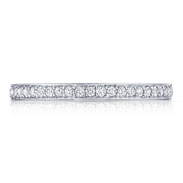 Pavé Diamond Wedding Band Aires Jewelers Morris Plains, NJ