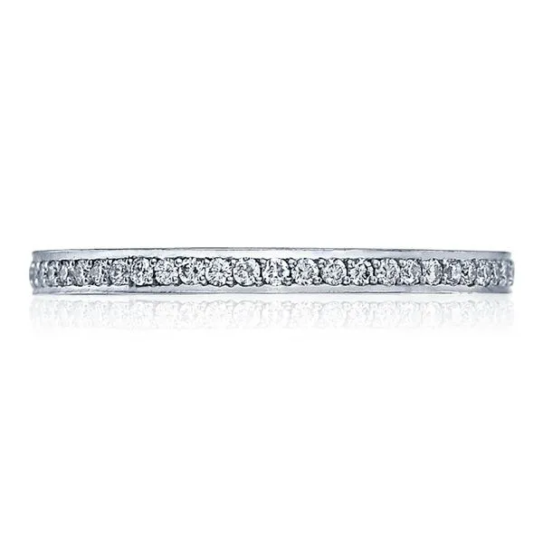 Pavé Diamond Wedding Band Aires Jewelers Morris Plains, NJ