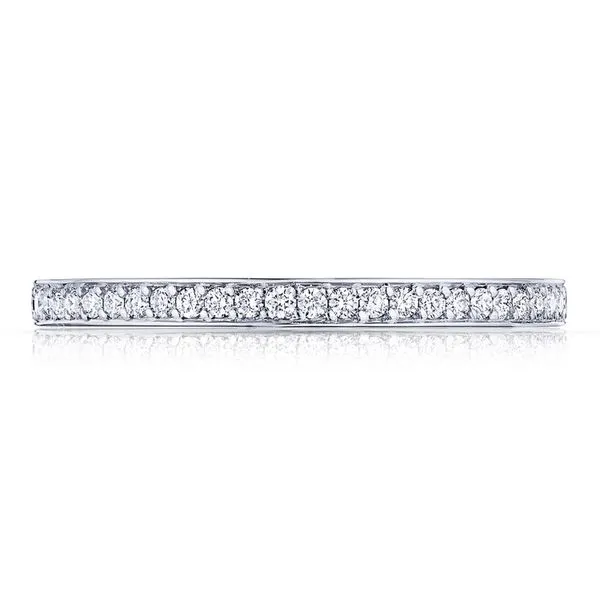 Pavé Diamond Wedding Band Aires Jewelers Morris Plains, NJ