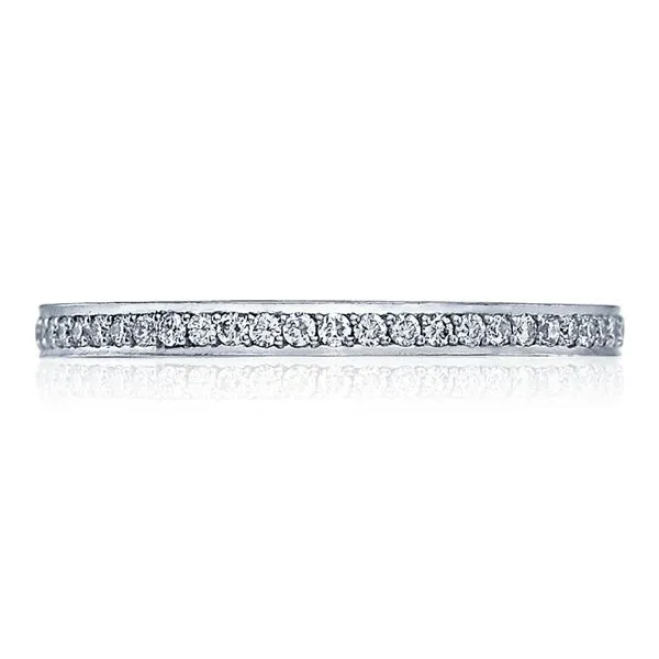 Pavé Diamond Wedding Band Aires Jewelers Morris Plains, NJ