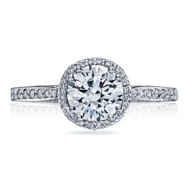 Round Bloom Engagement Ring Aires Jewelers Morris Plains, NJ