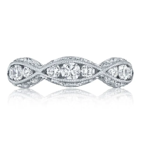 Twist with Diamond Accent Wedding Band Aires Jewelers Morris Plains, NJ