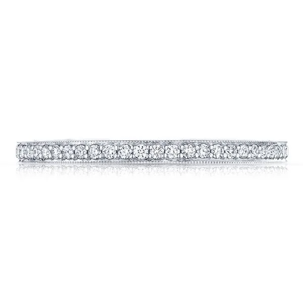 Pavé Diamond Wedding Band Aires Jewelers Morris Plains, NJ