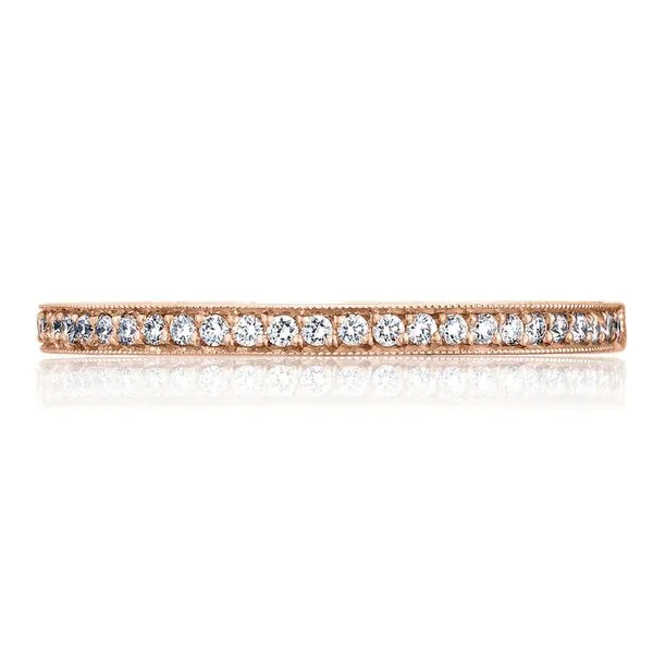 Pavé Diamond Wedding Band Aires Jewelers Morris Plains, NJ