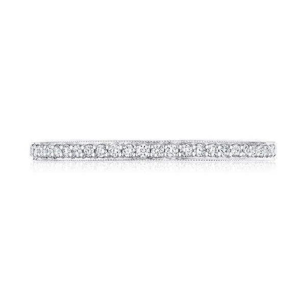 Pavé Diamond Wedding Band Aires Jewelers Morris Plains, NJ