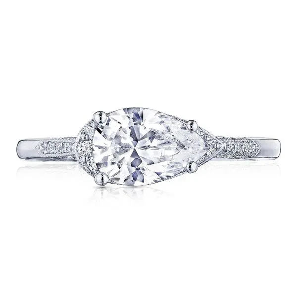 Pear Solitaire Engagement Ring Aires Jewelers Morris Plains, NJ