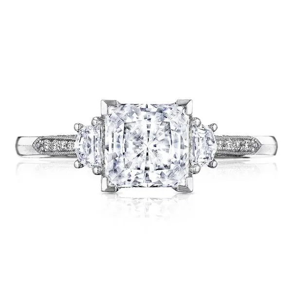 Princess 3-Stone Engagement Ring Aires Jewelers Morris Plains, NJ