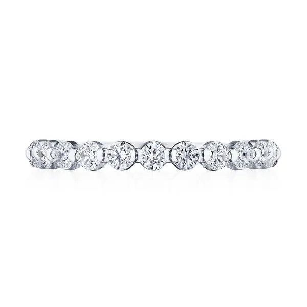 Round Diamond Wedding Band, 2.50mm Aires Jewelers Morris Plains, NJ
