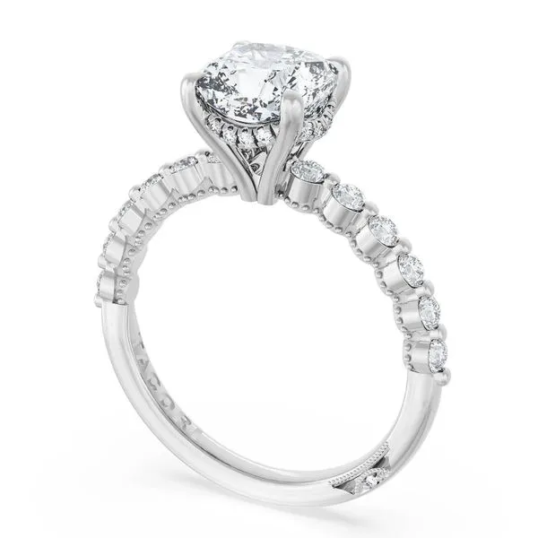 Cushion Solitaire Engagement Ring Aires Jewelers Morris Plains, NJ