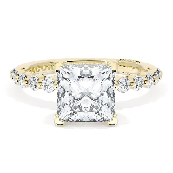 Princess Solitaire Engagement Ring Aires Jewelers Morris Plains, NJ