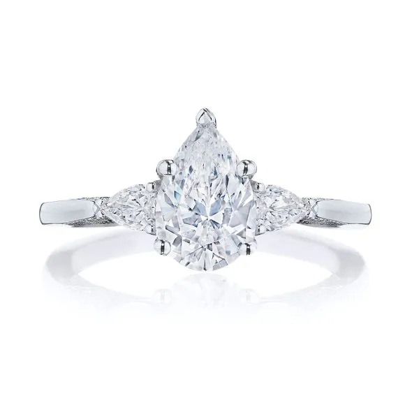 Pear 3-Stone Engagement Ring Aires Jewelers Morris Plains, NJ