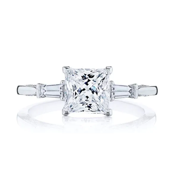 Princess 3-Stone Engagement Ring Aires Jewelers Morris Plains, NJ