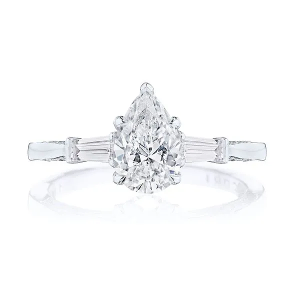 Pear 3-Stone Engagement Ring Aires Jewelers Morris Plains, NJ