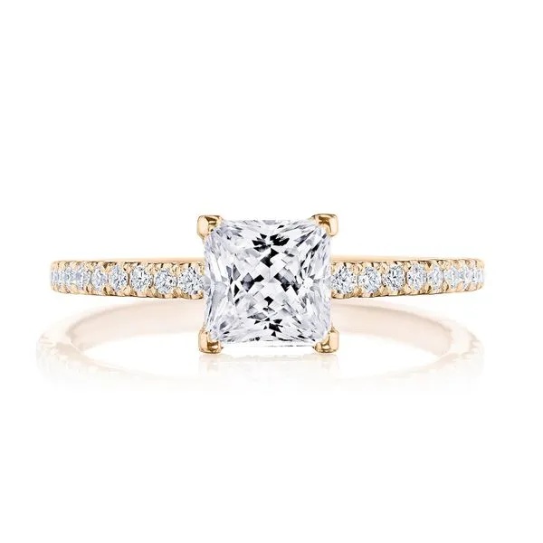 Princess Solitaire Engagement Ring Aires Jewelers Morris Plains, NJ