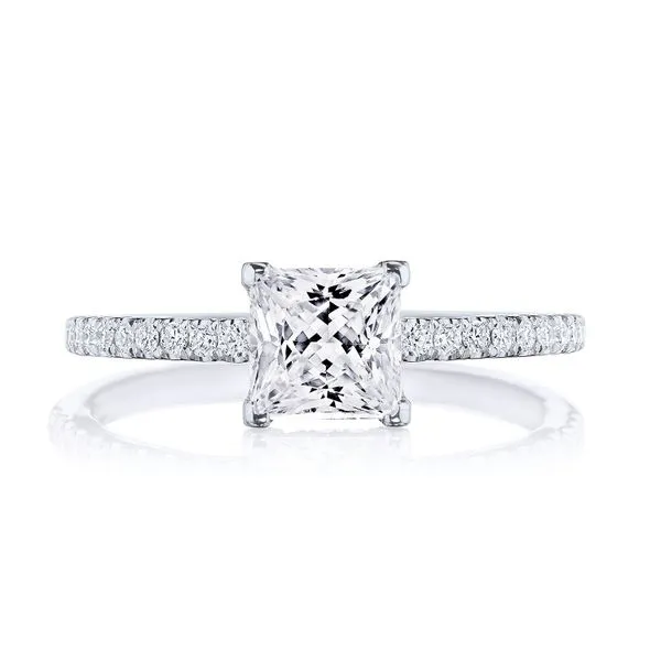 Princess Solitaire Engagement Ring Aires Jewelers Morris Plains, NJ