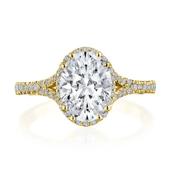 Oval Bloom Engagement Ring Aires Jewelers Morris Plains, NJ
