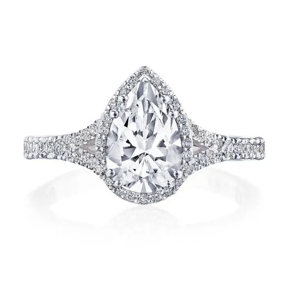 Pear Bloom Engagement Ring Aires Jewelers Morris Plains, NJ
