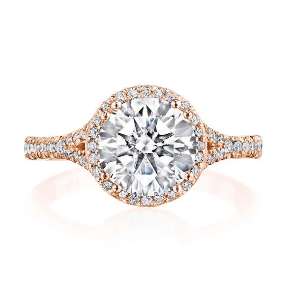 Round Bloom Engagement Ring Aires Jewelers Morris Plains, NJ