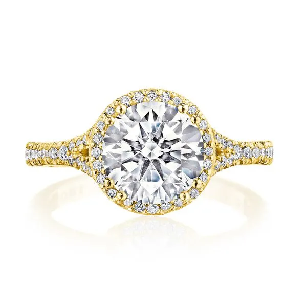 Round Bloom Engagement Ring Aires Jewelers Morris Plains, NJ