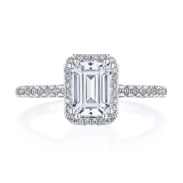 Emerald Bloom Engagement Ring Aires Jewelers Morris Plains, NJ