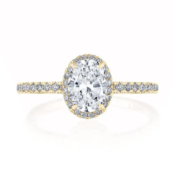 Oval Bloom Engagement Ring Aires Jewelers Morris Plains, NJ