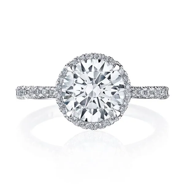 Round Bloom Engagement Ring Aires Jewelers Morris Plains, NJ