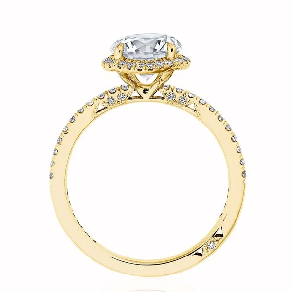 Round Bloom Engagement Ring Aires Jewelers Morris Plains, NJ
