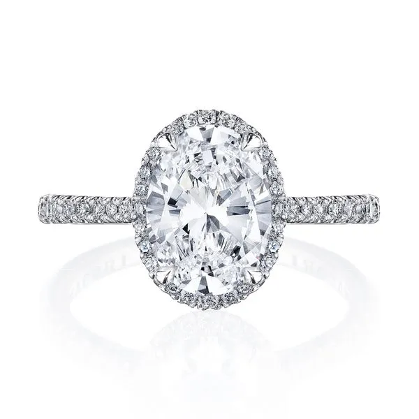 Oval Bloom Engagement Ring Aires Jewelers Morris Plains, NJ