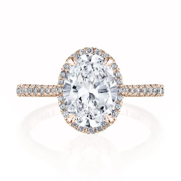 Oval Bloom Engagement Ring Aires Jewelers Morris Plains, NJ
