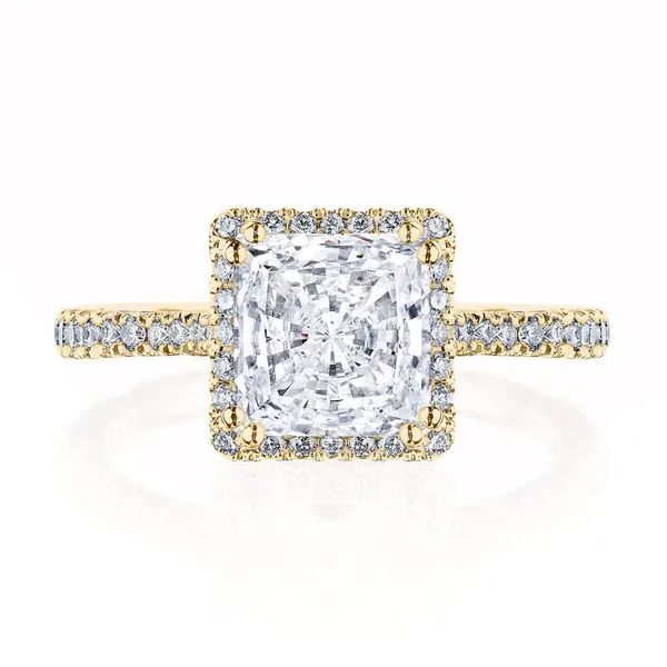 Princess Bloom Engagement Ring Aires Jewelers Morris Plains, NJ